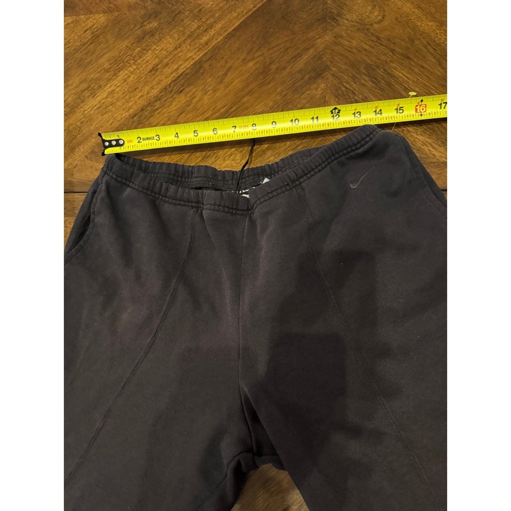 Nike Black Sweatpants Athletic Joggers Zip Ankle Men's Medium |Q1 - Picture 6 of 6